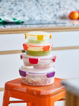 Joseph Joseph 4 Piece Multicolour Multisize Nest Lock Round Food Storage Containers
