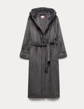Rosie fleece hooded dressing gown - British product