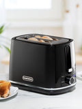 Daewoo Black Stirling 2 Slice Toaster