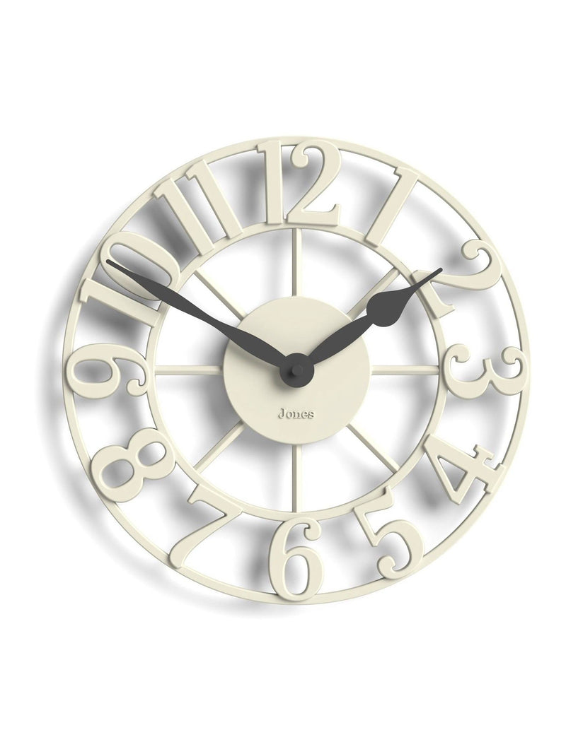 Jones Clocks white lighthouse wall clock 30cm, UK version
