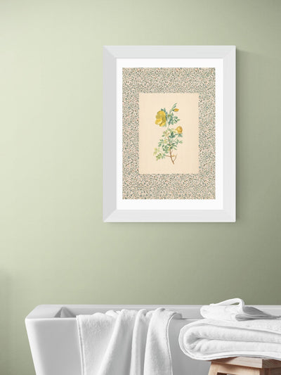 East End Prints White Charming Roses Wall Art Print by Oh Fine! Art