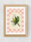East End Prints Oak lovebirds wall art print - British product