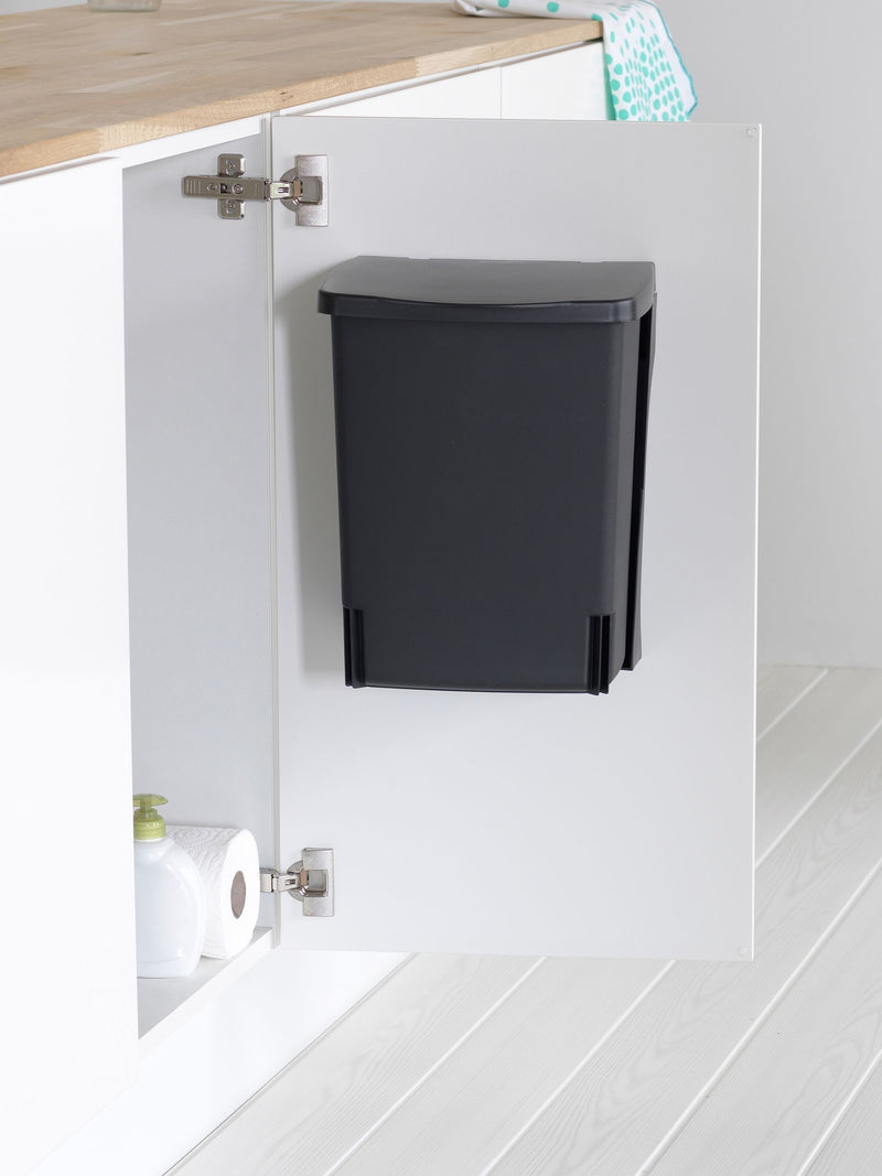 Brabantia black built-in bin 10L - British product