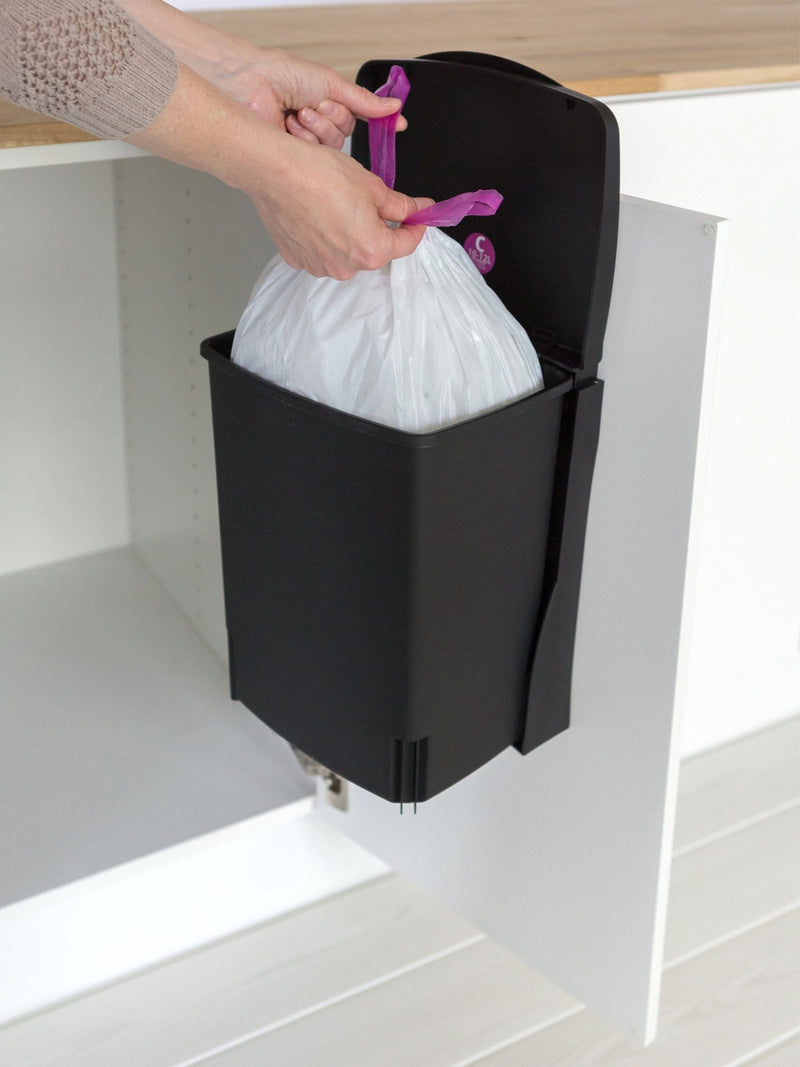 Brabantia black built-in bin 10L - British product