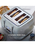 Swan Grey 1860W Retro 4 Slice Toaster