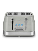 Swan Grey 1860W Retro 4 Slice Toaster