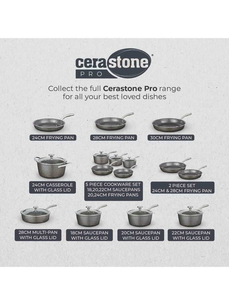 Tower Graphite Cerastone Pro saucepan 20cm (British brand)