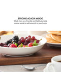 Sur La Table Walnut Rectangular Serving Tray