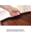 Sur La Table Walnut Rectangular Serving Tray