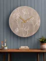 Voyage Maison Brown Paloma Wooden Decorative Clock