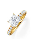 The Diamond Store Katerina 1.55ct Princess Cut Lab Diamond Solitaire Engagement Ring (British brand)