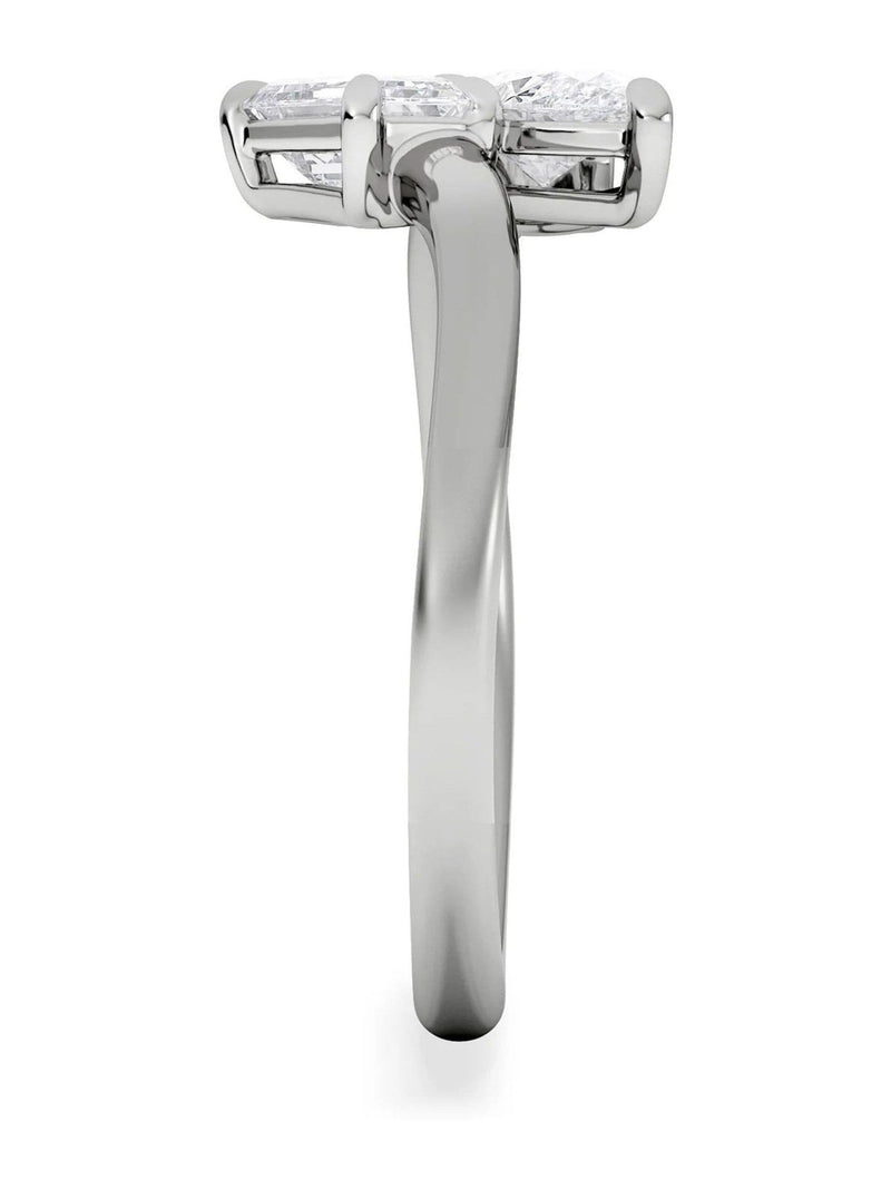 The Diamond Store Toi et Moi 1.00ct lab diamond engagement ring (British brand)