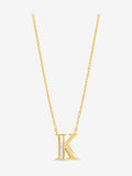Inicio initial K pendant necklace, UK version