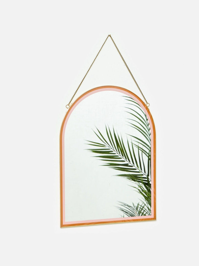 Oliver Bonas Gold Hanging Arch Mirror
