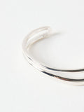 Oliver Bonas Silver Plated Galia Wavy Chunky Cuff Bangle