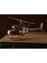 Harvey Makin Bronze Helicopter Ornament