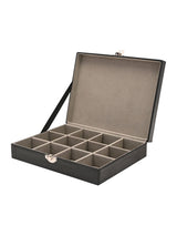Harvey Makin Widdop Grey 12-Slot Cufflink Storage Box