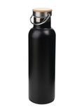 Widdop Black Harvey Makin steel sports bottle black 750ml (British brand)
