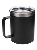 Widdop Black Harvey Makin steel travel mug 12oz (British brand)