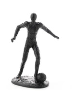Harvey Makin Footballer Figurine Black Decorative Resin 22.5cm Height