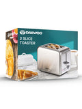 Daewoo stainless steel 2 slice toaster - British product