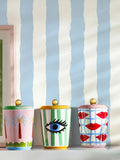Eleanor Bowmer storage jar with lip design - British product
