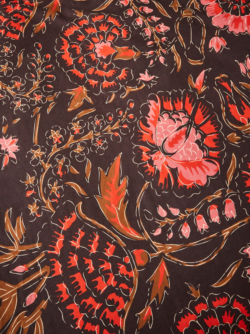 Joe Browns purple floral bohemia border print reversible duvet set, UK version