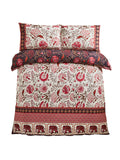 Joe Browns purple floral bohemia border print reversible duvet set, UK version