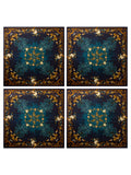 Joe Browns 4 Pack Green Forest Oasis Napkins