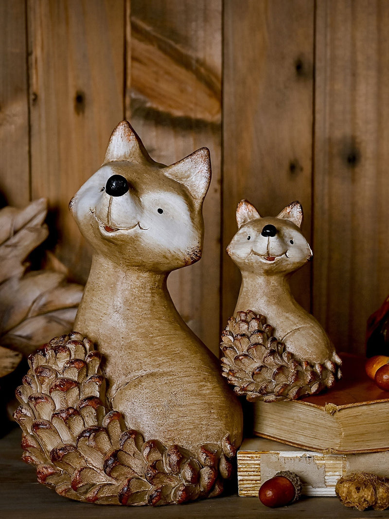 Country Living Brown Large Wood Effect Resin Ornament
