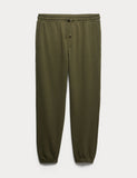 M&S Collection garment dyed pure cotton joggers, UK version