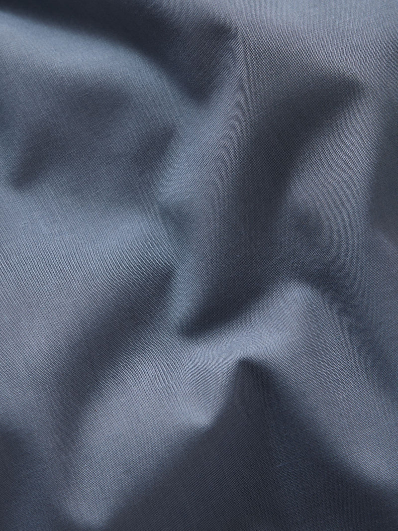 Blue Mid Cotton Rich duvet cover and pillowcase set - British product