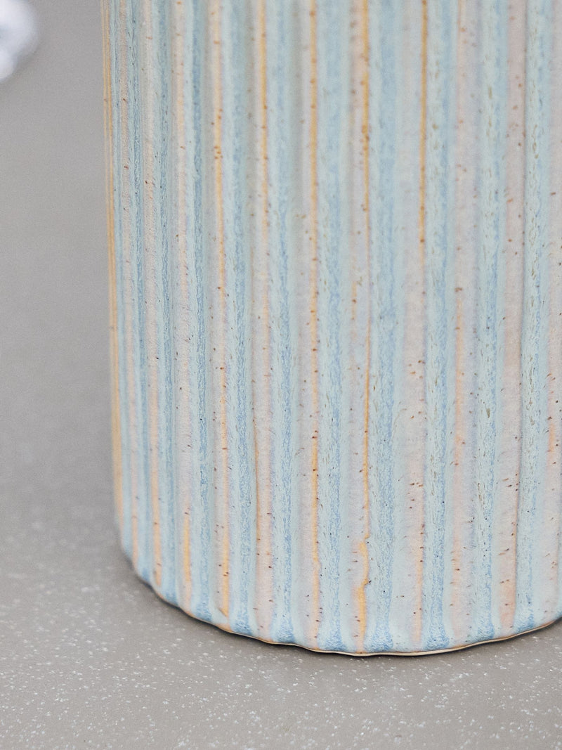 Dibor Blue Narbeth tall ceramic pitcher - British product