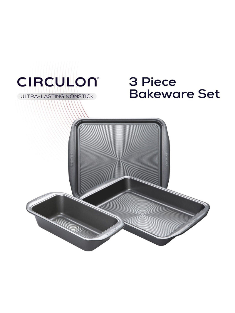 Circulon 3 Piece Grey Momentum Non Stick Bakewares Set