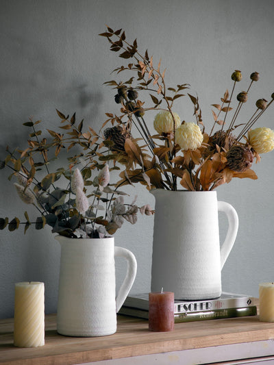 Gallery Home White Stratton Large Ceramic Vase