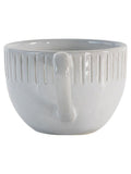 Gallery Home cream earthen ridged mugs 4 pack, UK version