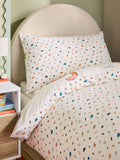Cream Dinosaur duvet cover and pillowcase set - British product