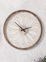 Charles Bentley Ullswater Natural Wood Effect Garden Wall Clock