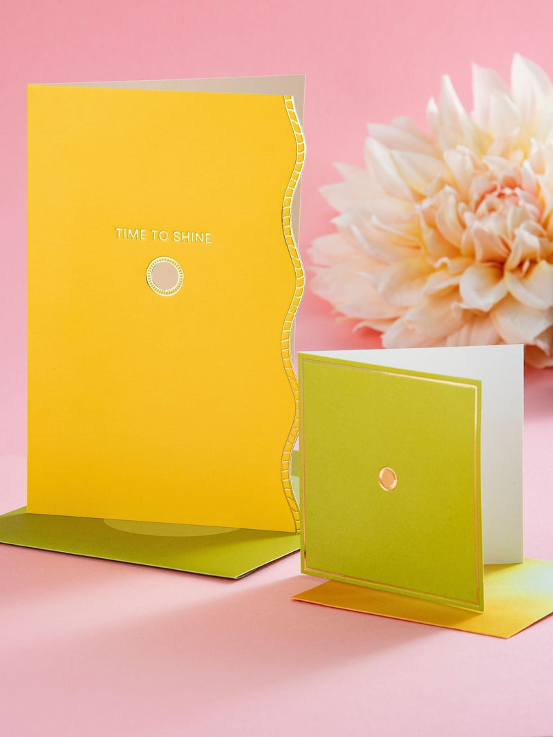 Hallmark 'Time to Shine' greeting card, UK version