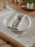 Secret Linen Store Natural Sid Stripe 100% Linen Placemats