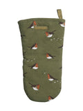 Sophie Allport Forest Green Robin Oven Mittens