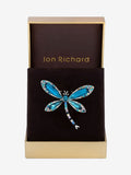 Jon Richard silver tone dragonfly brooch 55mm x 50mm, UK version