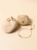 Gold Plated Snake Design Bangles with Post and Catch Fastening