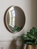 Bronze Yarmouth convex mirror 60cm x 60cm, UK version