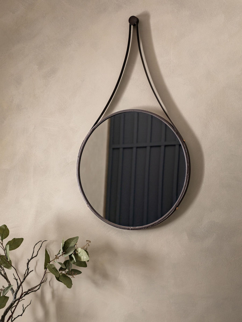 Gallery Home Bronze Broadway Round Mirror