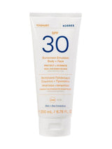Korres Yoghurt Sunscreen Emulsion Body + Face SPF30 200ml