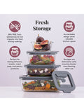 Kilner Set of 4 Clear Fresh Storage 0.8L