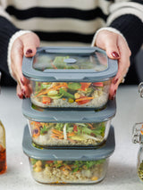 Kilner Set of 4 Clear Fresh Storage 0.8L