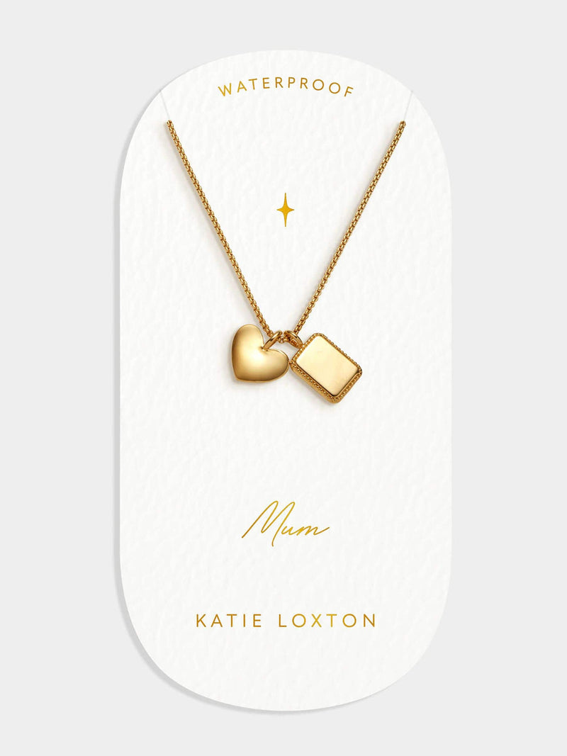 Katie Loxton Mum Charm Waterproof Necklace, UK version