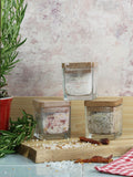 Kimm & Miller flavoured salt trio with Himalayan, chilli, herby salts, UK version